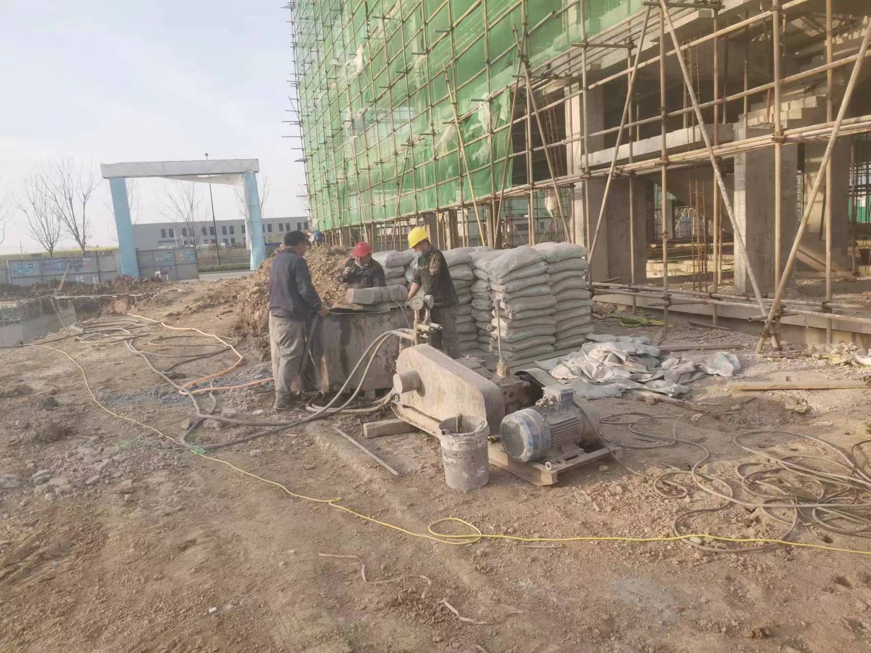 老河口别墅下沉注浆